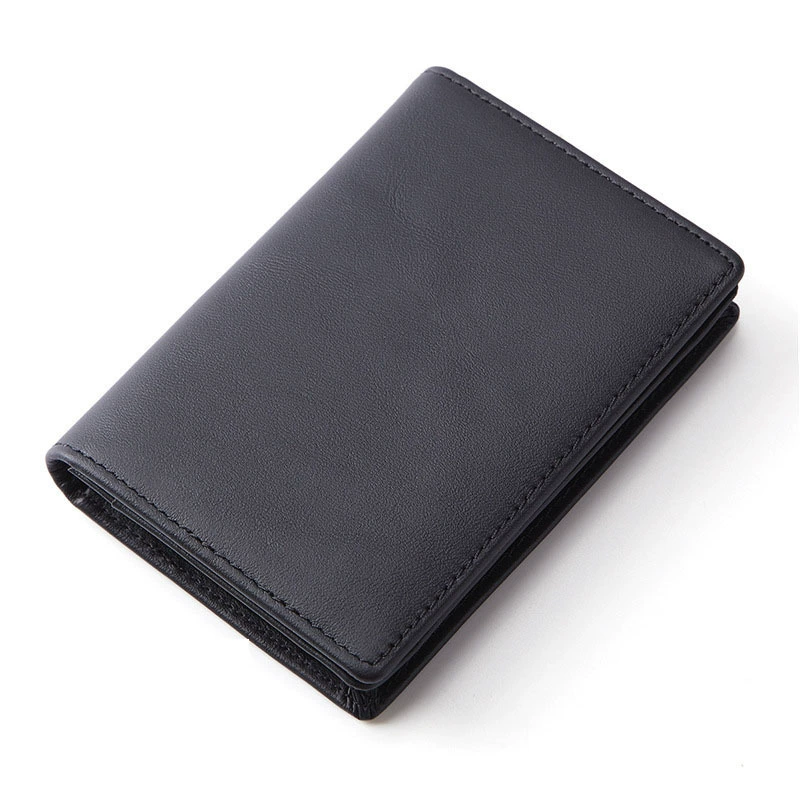 Универсальный кожаный держатель для визиток, изготовление на заказ, телячья кожа
