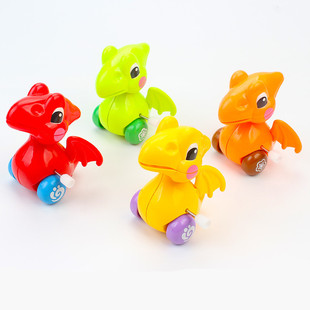 Clockwork toy animal winding running cartoon winding small pterosaurus boys and girls baby educational gift night market stall