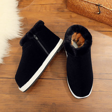 手工棉鞋男女士冬季保暖家居鞋加绒加厚千层底布鞋中老年人爸爸鞋