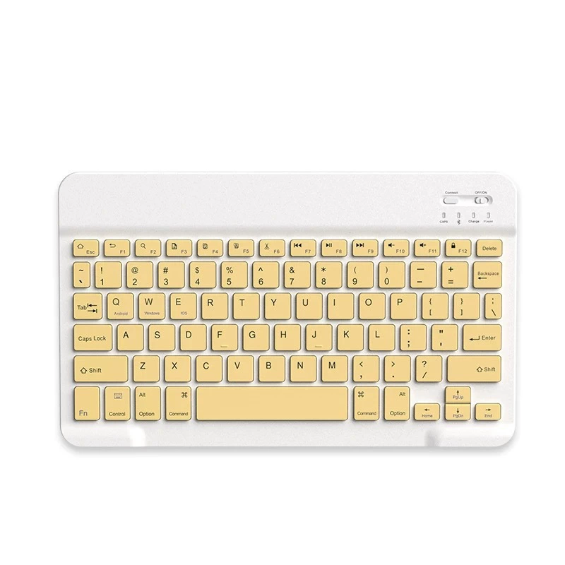 Bluetooth Keyboard & Mouse Set (Apple-compatible), Slim Wireless 7/10" Tablet Holder, Rechargeable Mouse