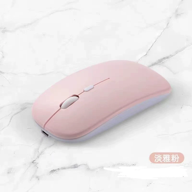 Bluetooth Keyboard & Mouse Set (Apple-compatible), Slim Wireless 7/10" Tablet Holder, Rechargeable Mouse