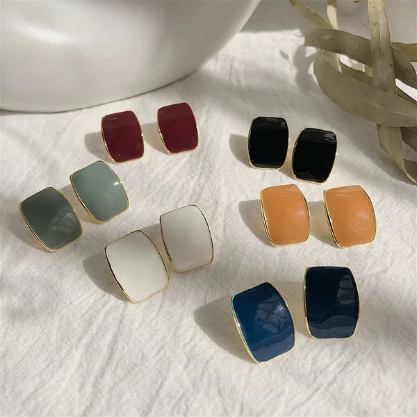 Korean version of Ear Clip Morandi 925 Silver Pin Earrings Earrings Internet Celebrity Women's Ear Clip Cross-border Wholesale