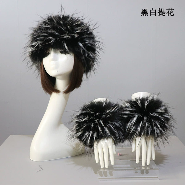 Black and White Ploves (Hat+Sleeve)