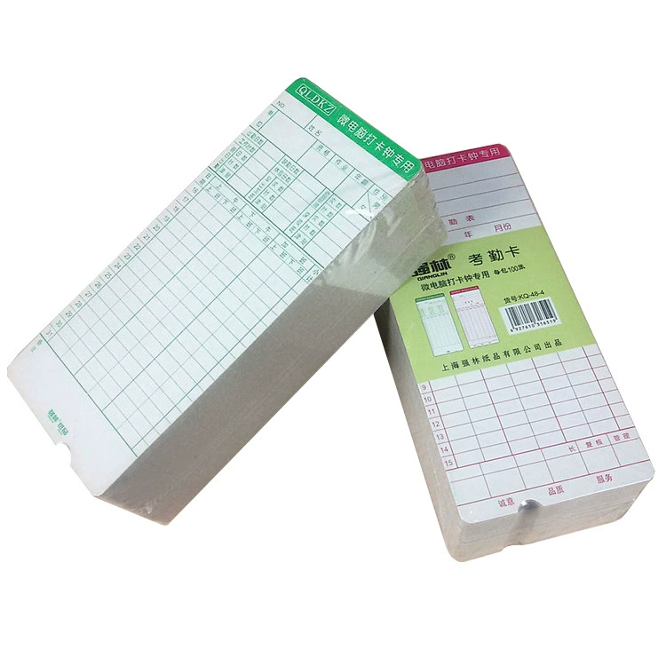 Цян Линь универсальная компьютерная карта посещаемости микрокомпьютер часы-в бумаге посещаемости бумажная карта посещаемости машина часы-в бумаге посещаемости Рабочая карта