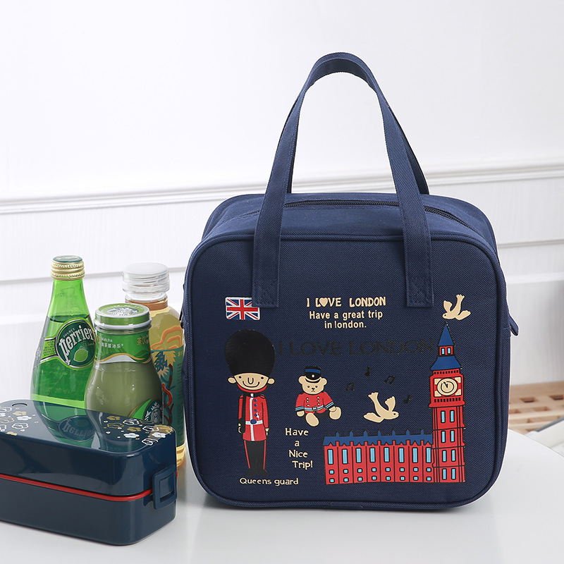 Cartoon Canvas Square Bag Handbag Handbag Lunch Bag Lunch Box Bag Small Bag Mummy Bag Women's Bag Cartoon Canvas Square Bag Handbag Handbag Lunch Bag Lunch Box Bag Small Bag Mummy Bag Women's Bag