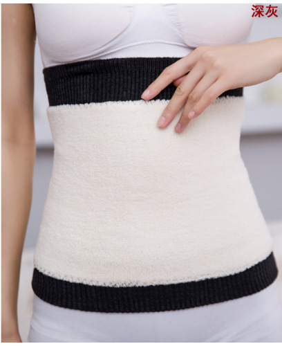 360 degree imitation lamb velvet waist protector, thickened and warm waist protector, winter belly protector, full velvet belly protector, men's and women's waist to protect against cold and warm