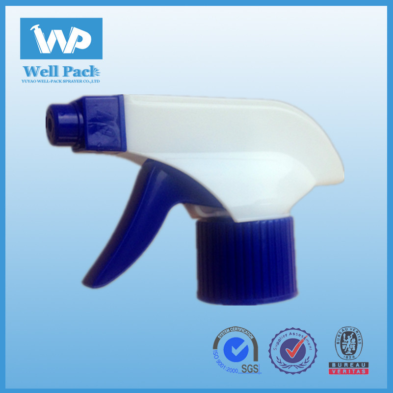 厂家批发质优价廉手扣式方枪 28/410蓝白油污净喷头 泡沫方枪