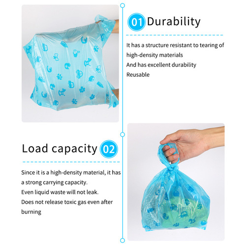 Manufacturer wholesale degradable pet garbage bags vest bags biodegradable dog poop bags poop bags pet supplies