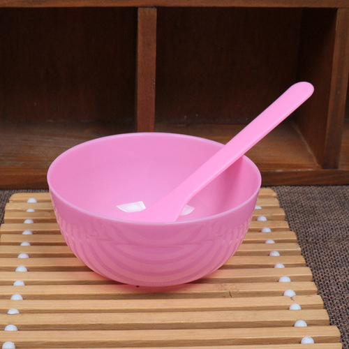 Beauty Tools Mask Bowl Wholesale Plastic Small Bowl Mask Spoon Stick Scraper Spa DIY Mixing Bowl Mask Adjustment Tool