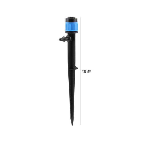 Full circle blue fountain mushroom spray head garden irrigation watering device low pressure micro spray detachable free adjustment 
