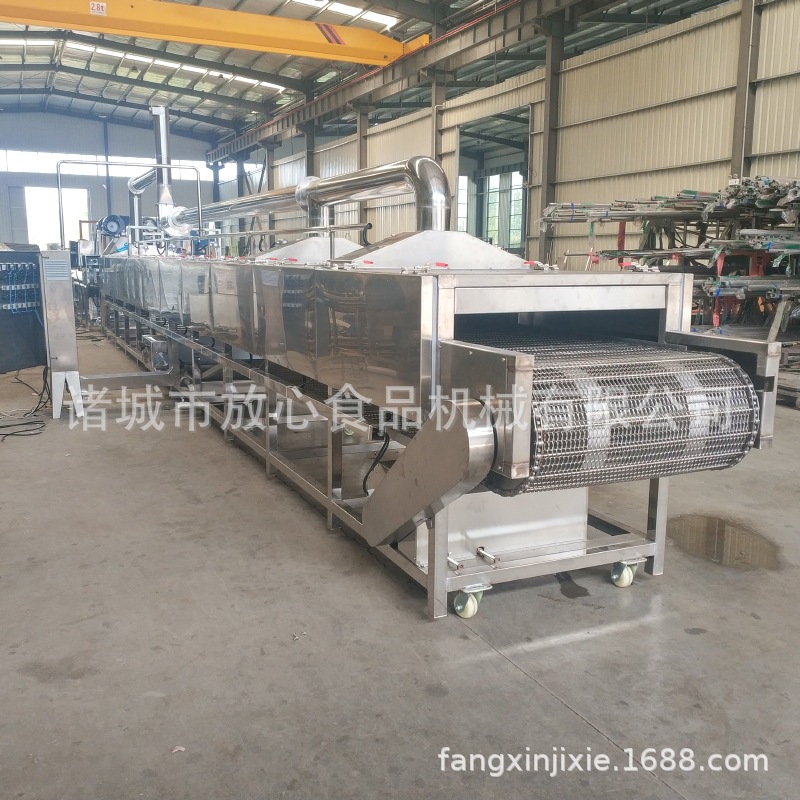 冰薯蜜薯烘烤流水线电加热地瓜烘烤机红薯清洗烘烤流水线全套设备