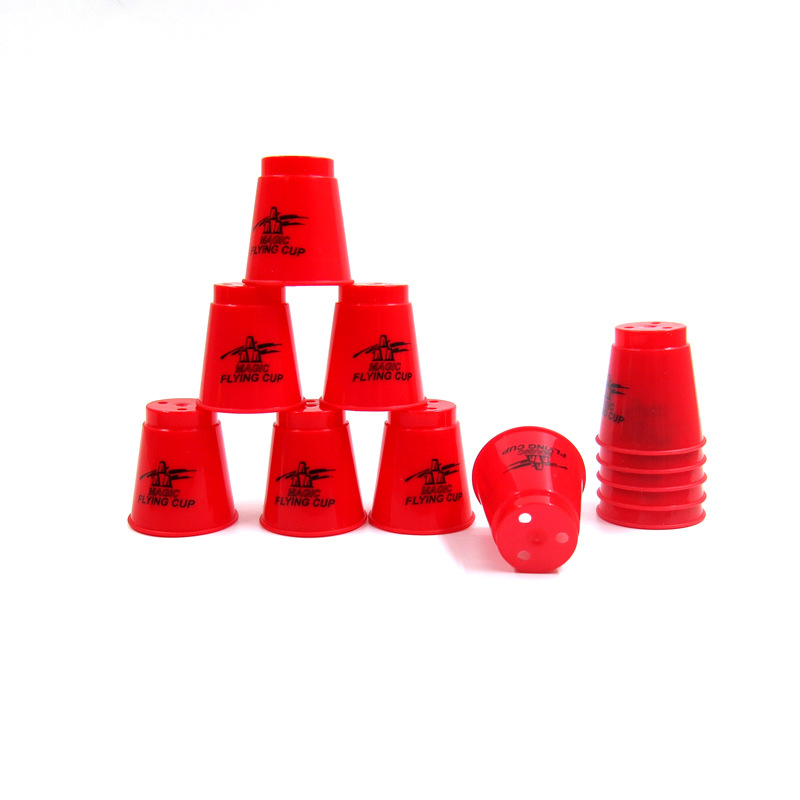 Niños inteligencia competitiva velocidad plegable Copa partido padre-hijo mini taza voladora juego de mesa de juguete