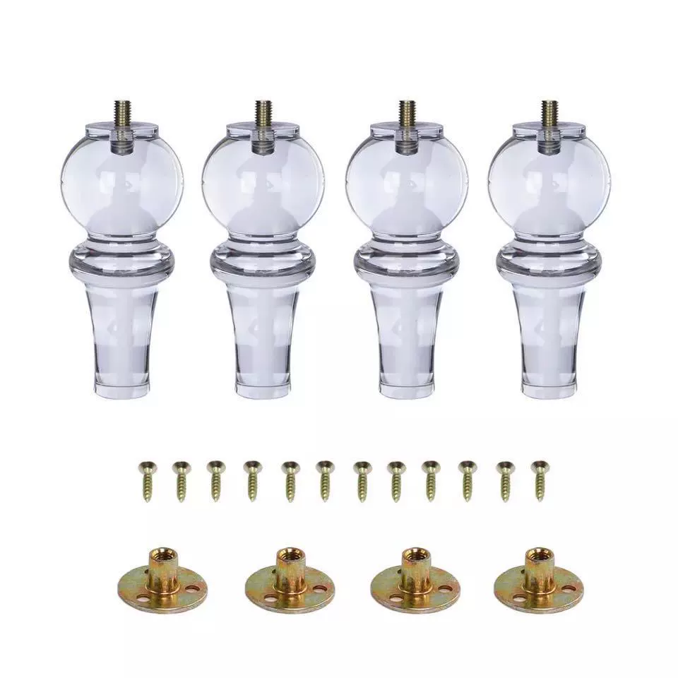 Трансграничные акриловые ножки дивана из оргстекла прозрачные хрустальные ножки мебель ножки шкафа ножки стола ножки чайного столика