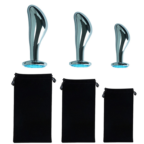 New Metal Anal Plug, Thumb Plug with Drill in Back Chamber, Sex Toy, Metal Anal Plug Manufacturer Wholesale