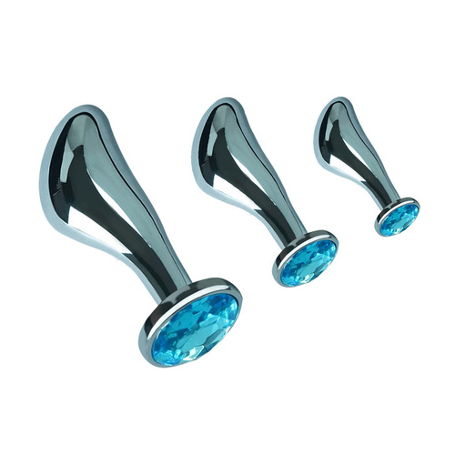 New Metal Anal Plug, Thumb Plug with Drill in Back Chamber, Sex Toy, Metal Anal Plug Manufacturer Wholesale