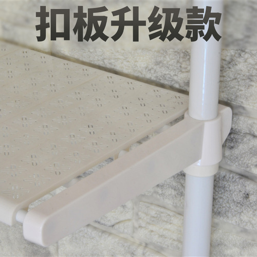 Ceiling-mounted freestanding bathroom shelf without drilling, expandable laundry rack for bathroom, 3-tier toilet paper holder
