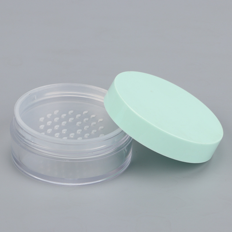 源头厂家批发50g多色散粉盒 彩妆散粉分装瓶旅行密封分装瓶