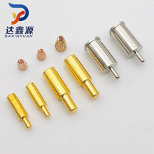 深圳达鑫源爪簧猫爪冠簧 连接器1.5|1.0|0.5铜端子插针插孔pin针