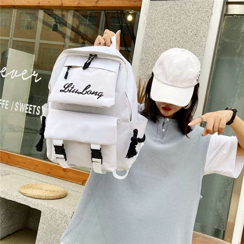 Universal brand backpack for beloved, Korean style, for secondary school