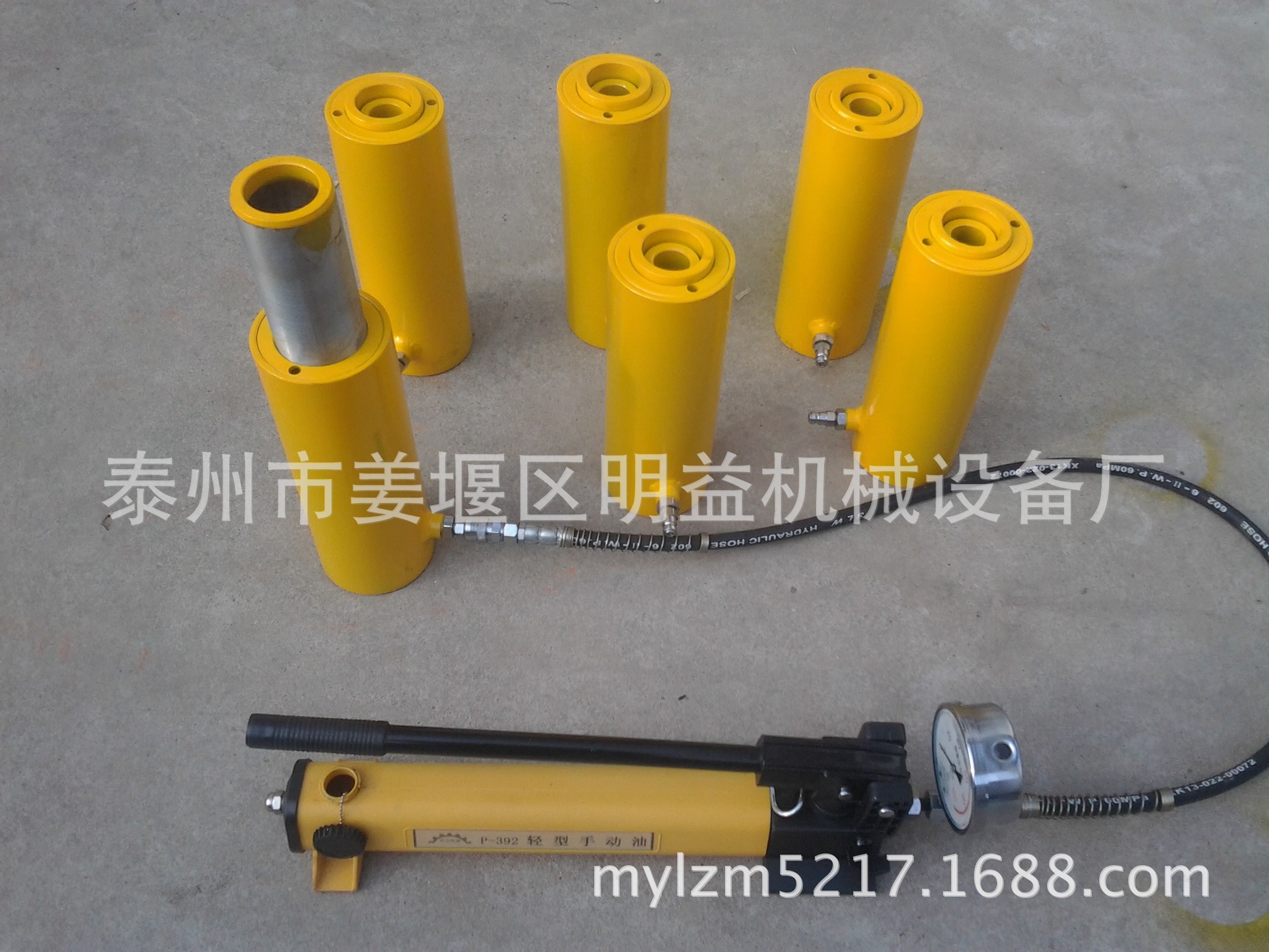 液压千斤顶/单作用千斤顶//RCH-206中空液压缸，中空液压千斤顶