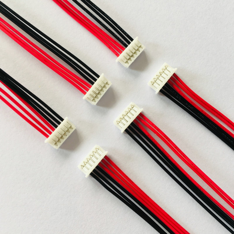 厂家 端子线 铜线 1.25-5P连接 镀锡铜双头电子线束插头导线