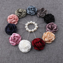 布艺花朵新 郎新娘胸花伴郎伴娘姐妹团婚礼布艺国潮胸花胸针花