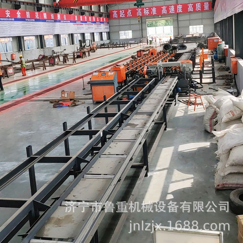 智能钢筋锯切墩粗套丝打磨生产线 500型数控钢筋锯切滚丝机生产线