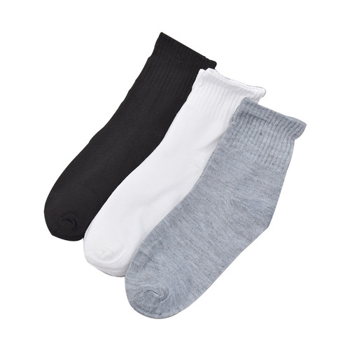 Manufacturer wholesale independently packaged men's solid color casual polyester foot bath socks disposable cheap bamboo label men's socks