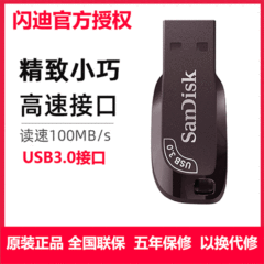閃迪高速32GU盤 64G 128G CZ410 USB3.0讀速100M 256G高速U盤