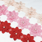 Точечный запас воды -Современная кружевная вышивка и жемчужная вышивка кружев