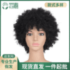 new pattern Hair Wig Headgear Short hair black Wigs brown wholesale Qi Liu Natural wind
