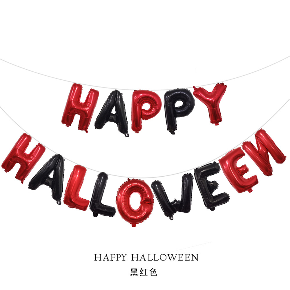 Globo de Letras de Papel de Aluminio de Halloween de 16 Pulgadas