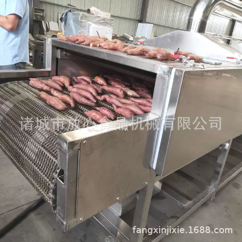 诸城厂家直销红薯烘烤流水线 烤红薯线 全自动地瓜烘烤设备