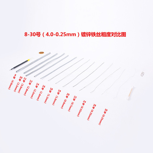 Galvanized white iron wire, rust-proof packing line rail greenhouse grape trellis, cold drawn wire annealing black process wire