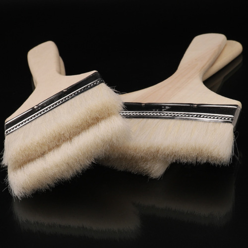 Manufacturer wholesale wool brush wooden handle paint brush barbecue brush dust brush tool brush baking wholesale