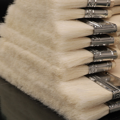 Manufacturer wholesale wool brush wooden handle paint brush barbecue brush dust brush tool brush baking wholesale