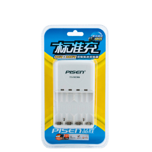 PowerXpress 1.2V NiMH Charger, 4-Channel Standard Charger, Compatible with 4 x AA or AAA Batteries