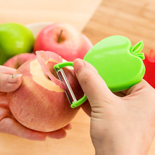 可折叠苹果型瓜果刨 水果削皮器 厨房水果刀削皮刀 刨子 可印LOGO