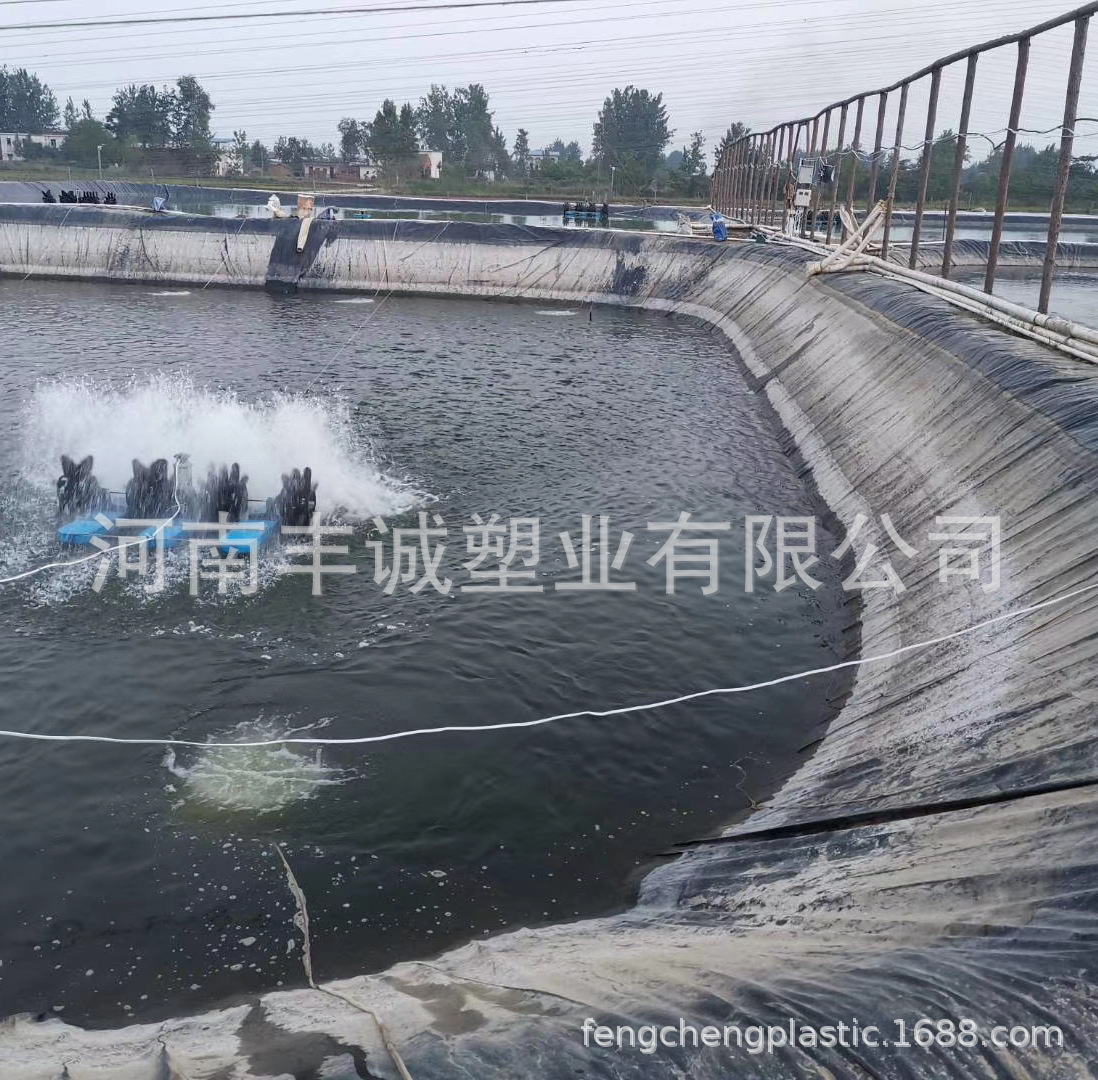 篷布PE防雨布防渗膜黑色编织布鱼塘莲藕护坡用0.2mm厚160克