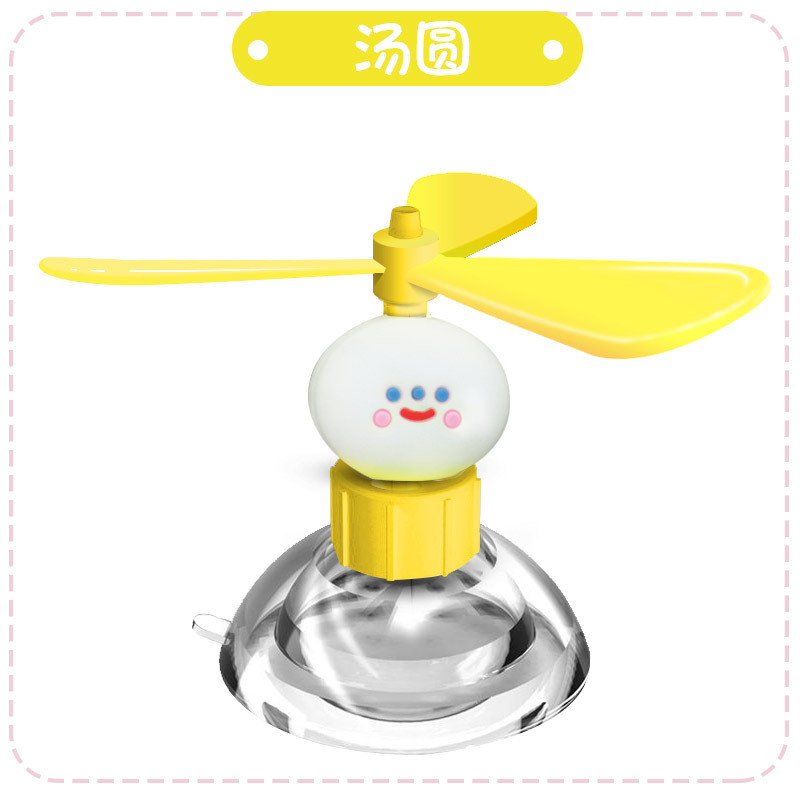 Tiktok libélula de bambú caliente creativo lindo casco lechón decoración giratoria coche eléctrico llevar puesto de aviones