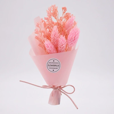 Мини- bouquet засушенных цветов (Манфанг Тин) в подарочной коробке из ПВХ, 85×45×145 мм, дом и подарок