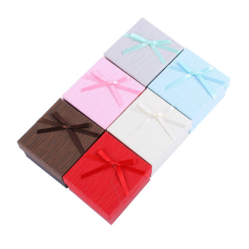 Multi-color butterfly bow jewelry box, bracelet, ring, necklace, packaging box, accessory box, watch box