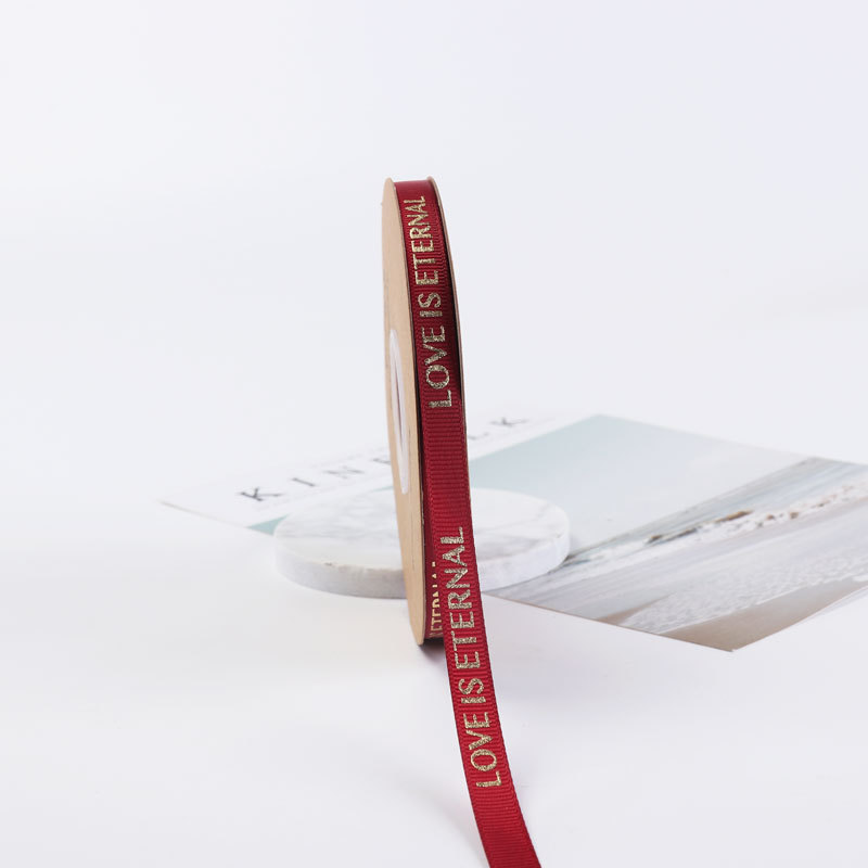 2,5 hilo dorado cinta inglés con flores material de embalaje de regalo DIY ramo cinta tienda de flores suministros al por mayor