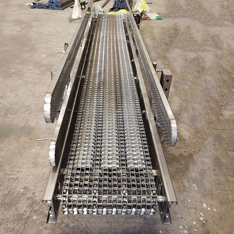 Конвейерная линия для упаковки в мешки с цепным конвейером Tianyuan, конвейерная линия с сетчатым ремнем Great Wall, цепной конвейер из нержавеющей стали