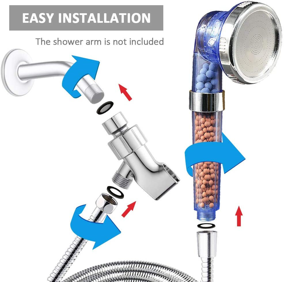 B Тип фиолетового цвета+1,5 -метровой шланг шифрования+американский основание+ремень сырья