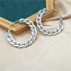 Chain, fashionable small earrings, 2020, European style, internet celebrity