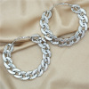 Chain, fashionable small earrings, 2020, European style, internet celebrity