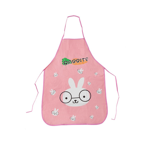 Kitchen oil-proof apron cartoon waterproof and anti-fouling household adult ladies cute cooking home kitchen princess apron