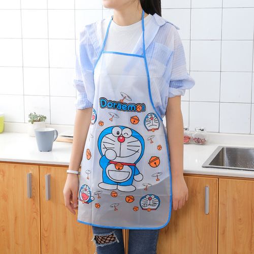 Kitchen oil-proof apron cartoon waterproof and anti-fouling household adult ladies cute cooking home kitchen princess apron