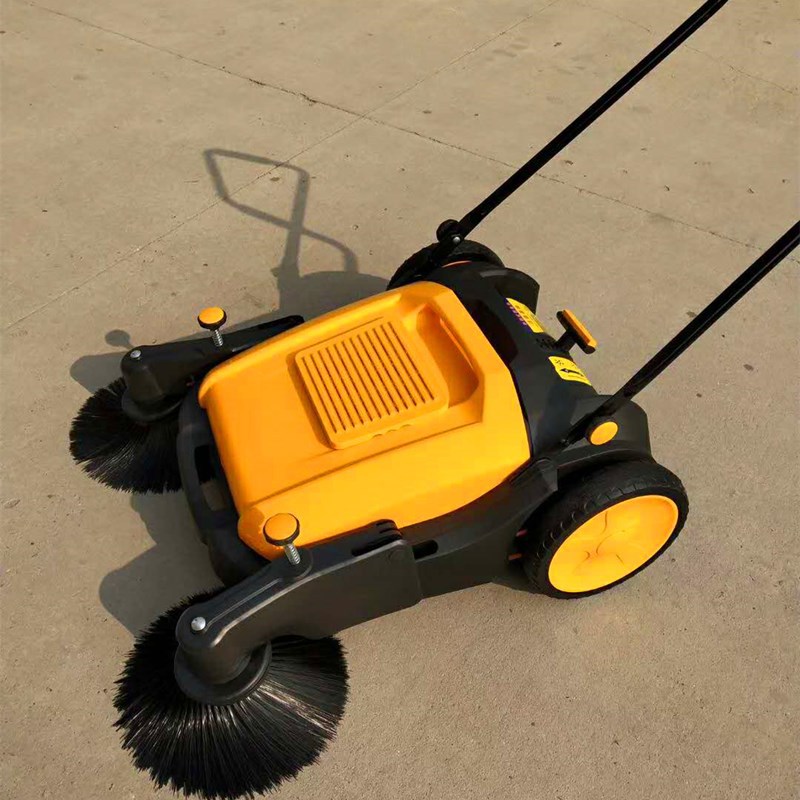 无动力手推式扫地机 车间厂房物业无助力扫路车 扫地车厂家